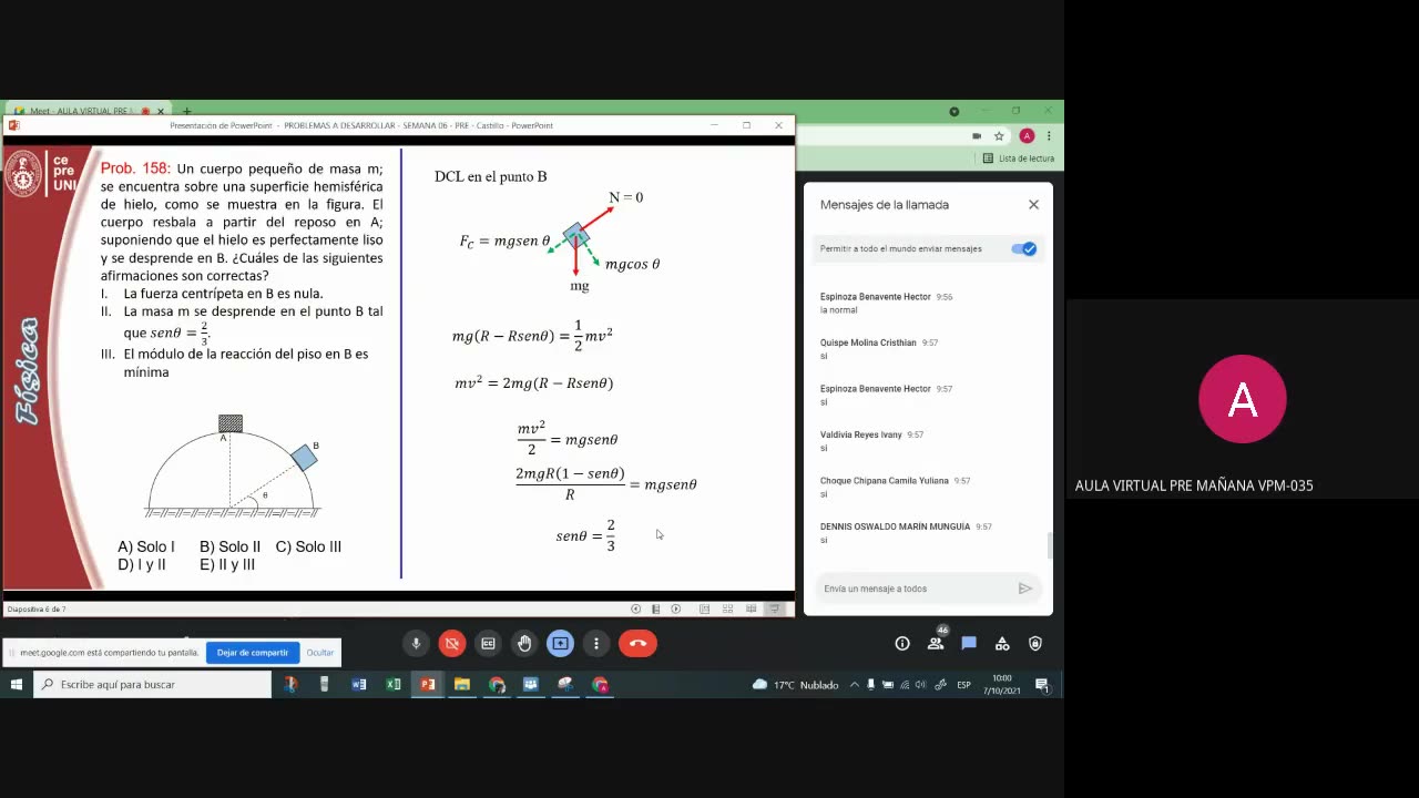 CEPRE UNI 2022 - 1 | Semana 06 | Física S2