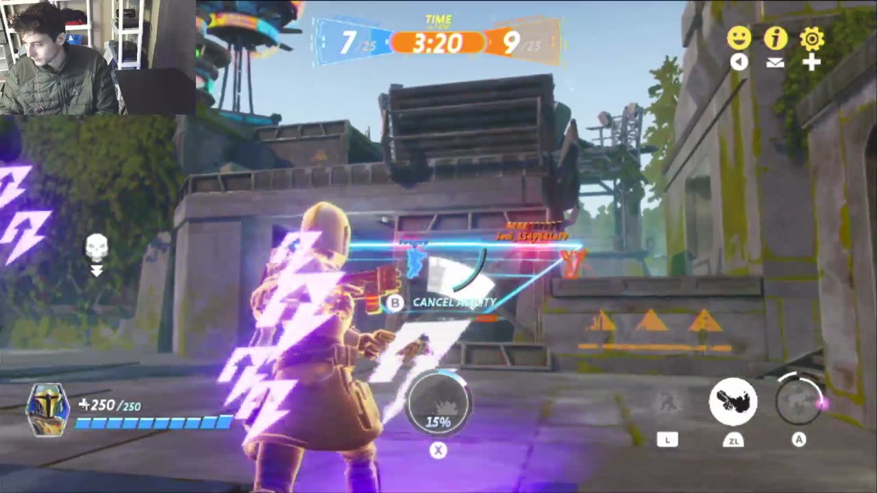 Star Wars Hunters Squad Brawl Online Multiplayer Match #19 - Playing As Aran Tal The Mandalorian