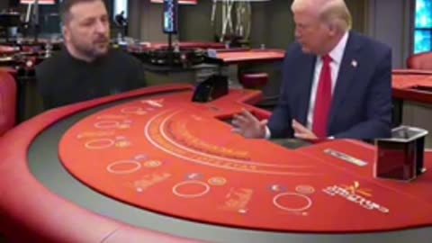 trump zelensky the cards hahaha/las cartas