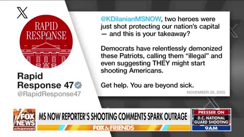 'BEYOND SICK' MS Now UNDER FIRE after reporter’s National Guard shooting response