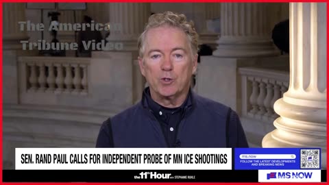 RINO Rand Paul Once Again Betrays ICE, MAGA in Absurd Interview on Far-Left MSNOW