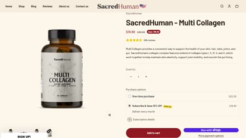 Warroom Posse Is Raving About SacredHuman Collagen!