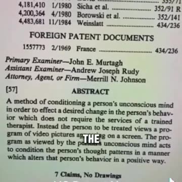 US Patent 4717343 - 05 Jan 1988 - Behaviour Control
