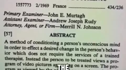 US Patent 4717343 - 05 Jan 1988 - Behaviour Control