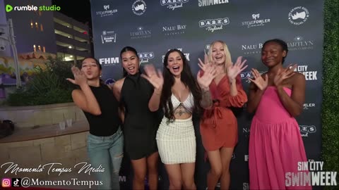 Babes in Toyland X FHM Magazine Sin City Swim Week 2025 Red Carpet /4K