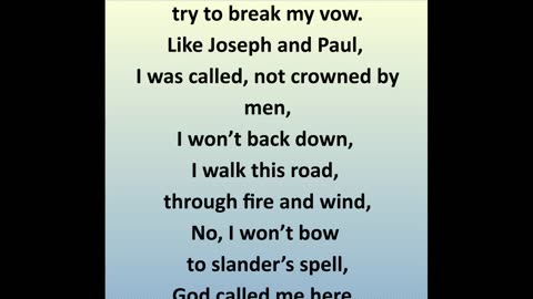 I Still Stand Though Betrayed gospel song lyrics video