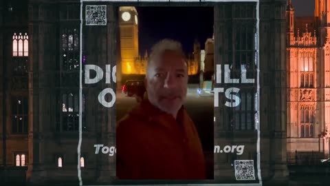 DIGITAL ID: We beamed #NoToDigitalID message on to Parliament, Tower Bridge and '10 Downing Street’