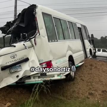 Fuerte Accidente en la autopista 6 de Noviembre
