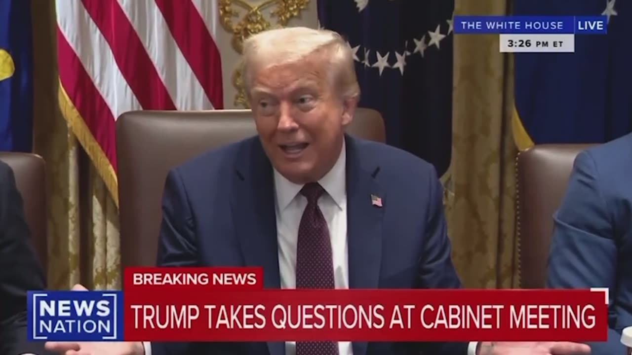 Trump Trolls Biden and Leftist Media After 3 Hour Cabinet Meeting with Press