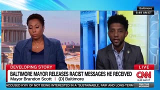 Baltimore DEI Mayor Brandon Scott claims his city is at its safest point in recorded history