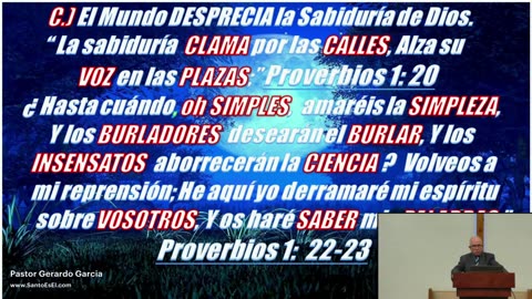 2025.11.09- Sermon - La Perfecta Sabiduria de Dios