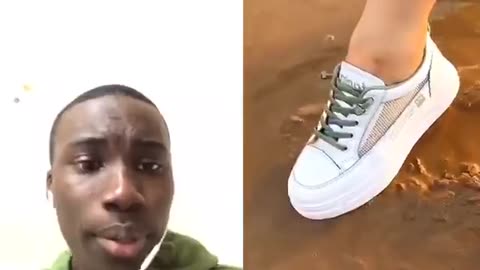 What a pain...white sneakers😱