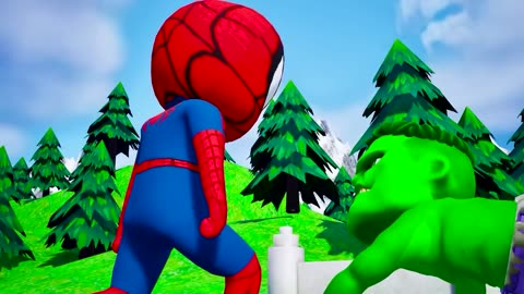 Hulk x Spider Man Leave Granny House | Funny Horror Animation