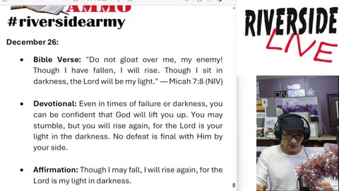 Riverside Morning Ammo Daily Devotional 12.26.25