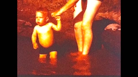 Bob as baby at lake