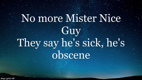 Alice Cooper - No More Mr. Nice Guy (Lyrics HD)