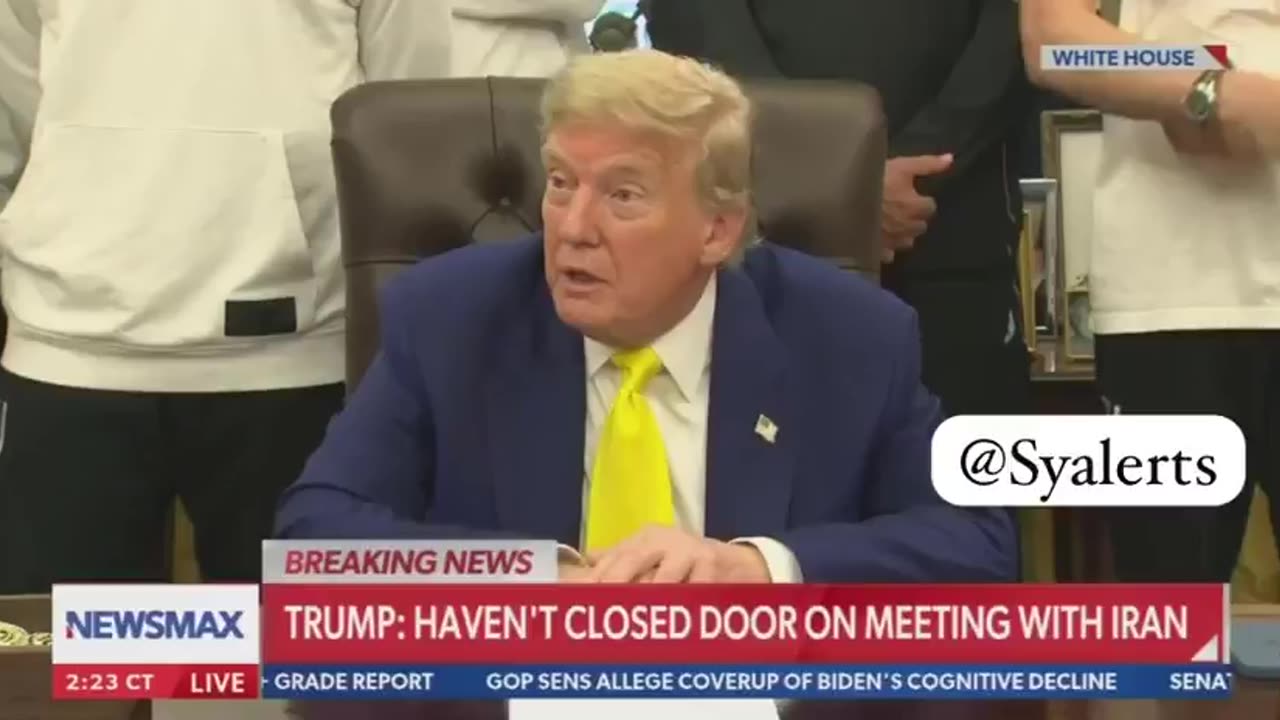 Trump says Tucker called an apologized for comments he made