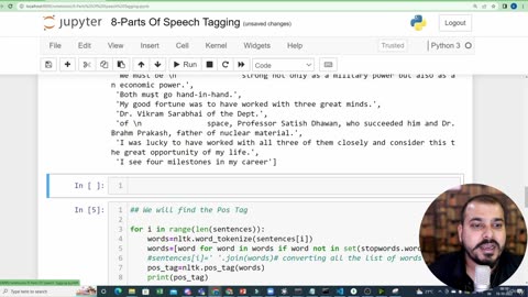 47.8 Parts of Speech Tagging Using NLTK Krish Naik ML