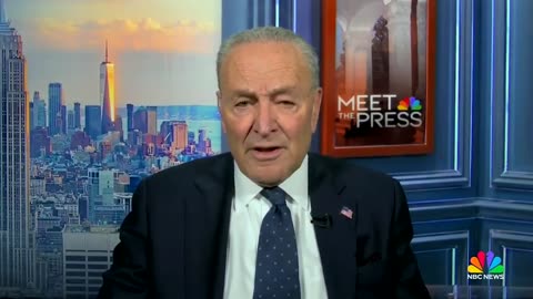 Chuck Schumer claims “democracy is at risk” because Trump deports illegals