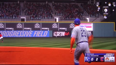 MLB The Show: Kansas City Royals vs Cleveland Guardians (S23 ALDS G 1-3)