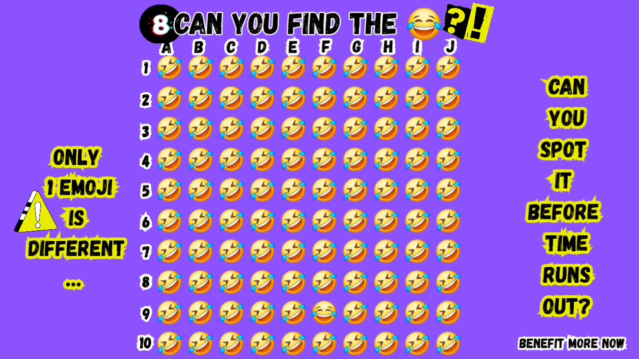 Can you find the different emoji? (P.2) 😂