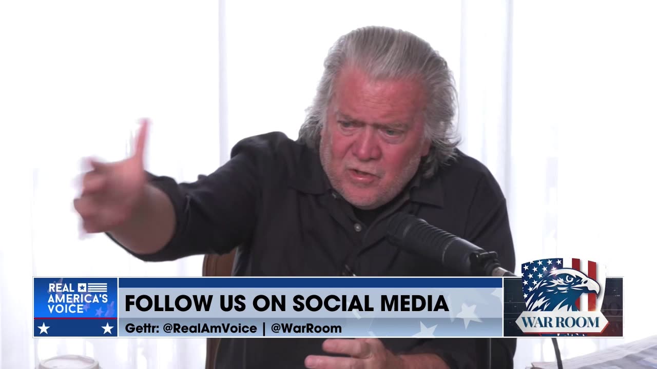 Bannon: "We're Not Gonna Say It's A Time To Bring People Together, You Know Why? One Side Has To Win Here"