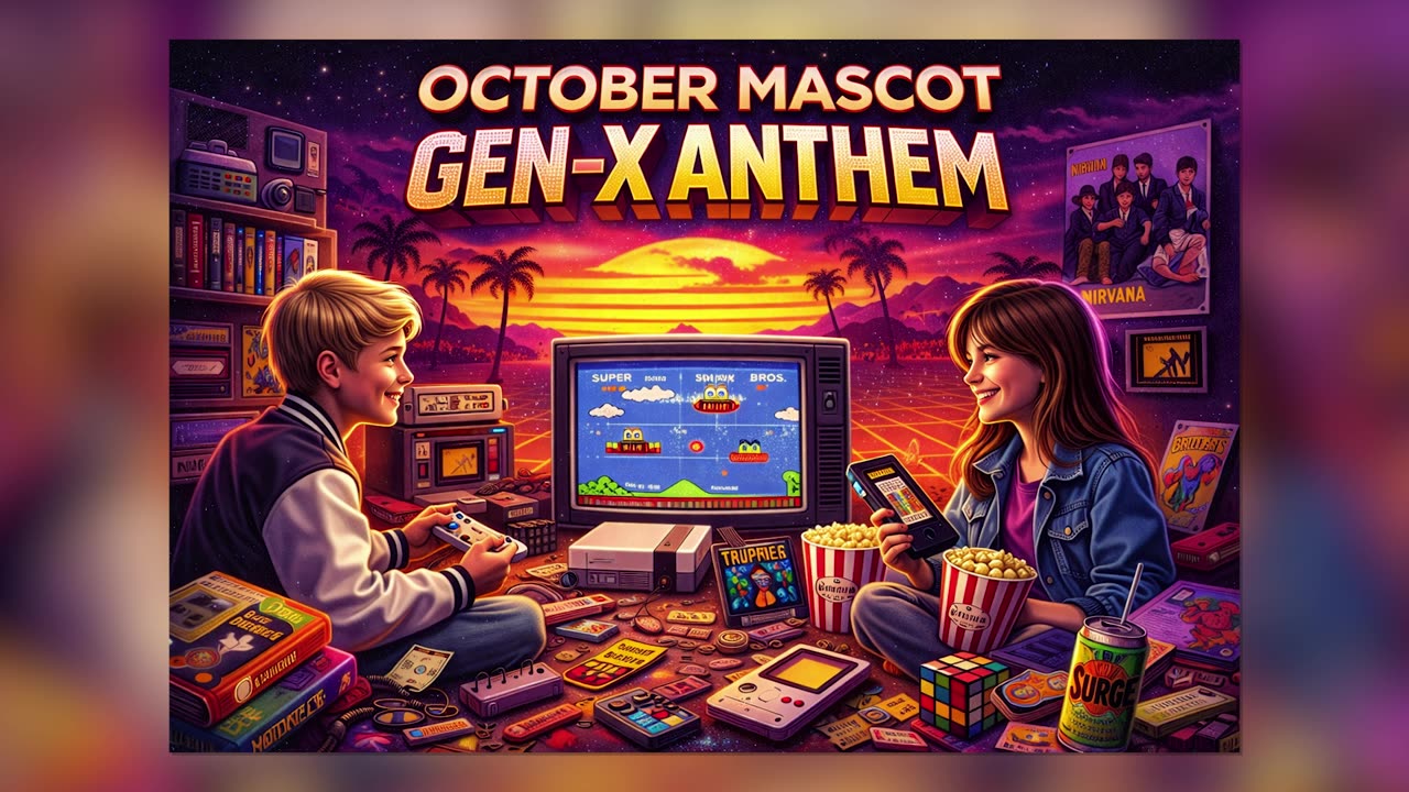 October Mascot - Gen-X Anthem