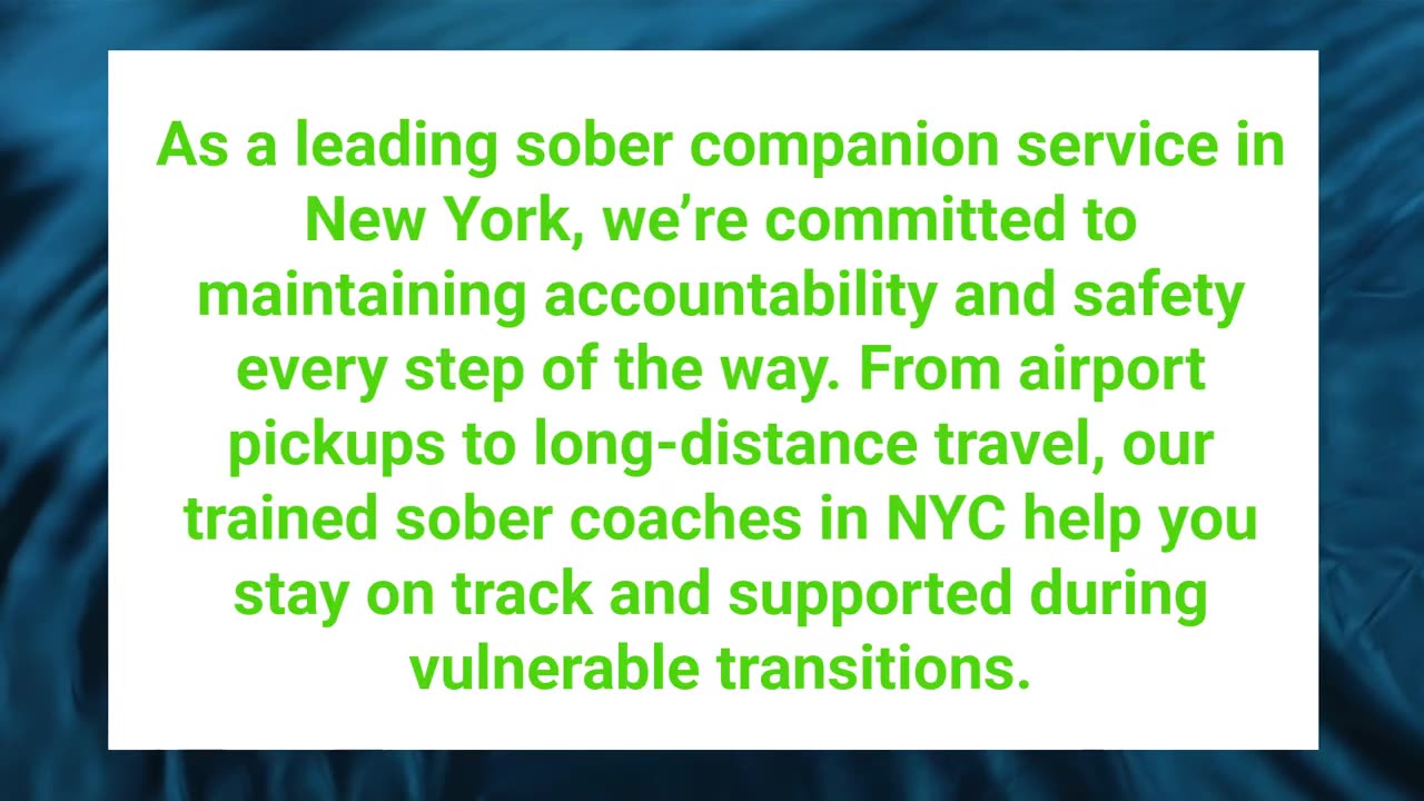Ground Zero Recovery Coaching - Trusted Sober Companion in NYC