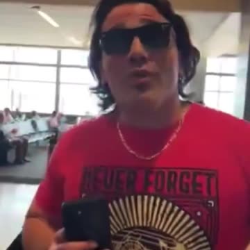 negro calls out Gypsy Crusader at the Airport and then backs down from him!