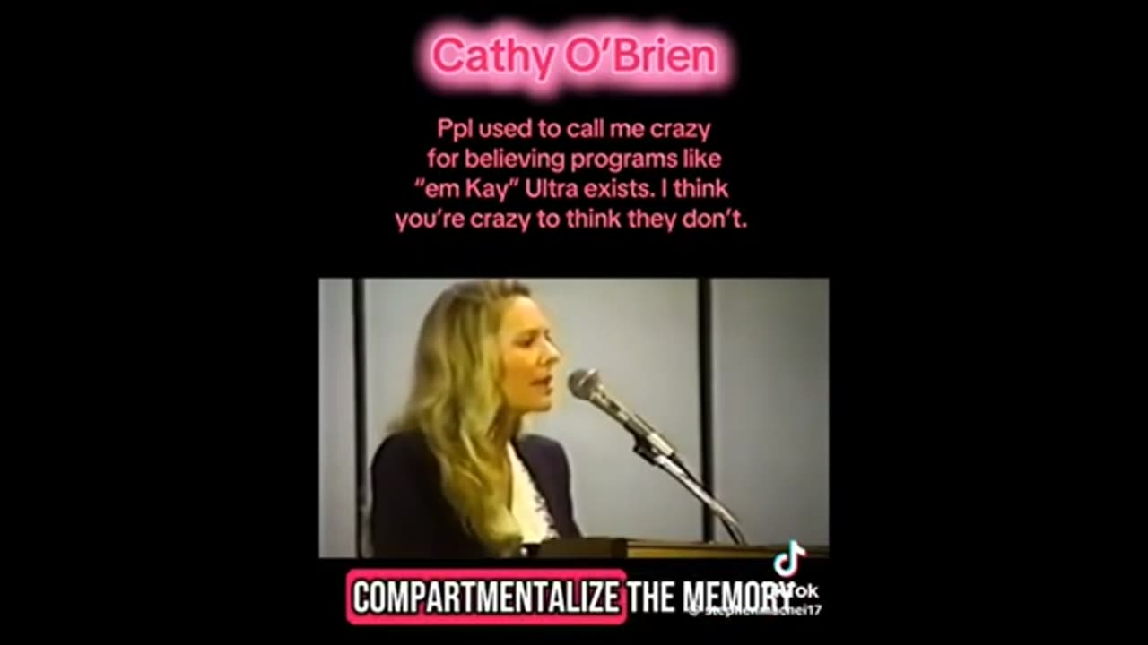 Cathy Obrien ..