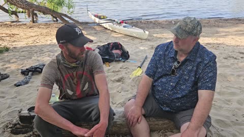 Ian Parish battles Lyme and paddles the Canadian coast of the Great Lakes