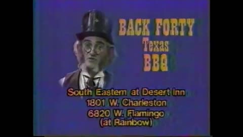 Rockydennis Presents Back Forty BBQ Ad 1980