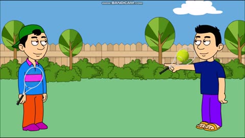 Barry And Alex Plays Tennis