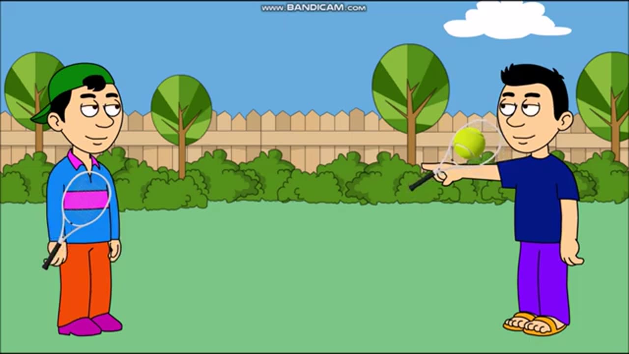 Barry And Alex Plays Tennis