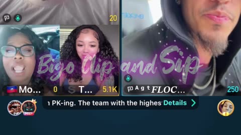 Team pk Finesse ft Flocko showing Moet how Papi kicked her 8/20/25 #bigoclipandsip