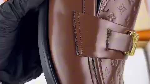 🎥 LV Monogram Loafer (1:1) – Premium Unboxing & Detail Look 👞🟤