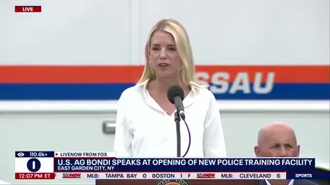 PAM BONDI: "The attacks on our police officers, we still not stand for any longer"