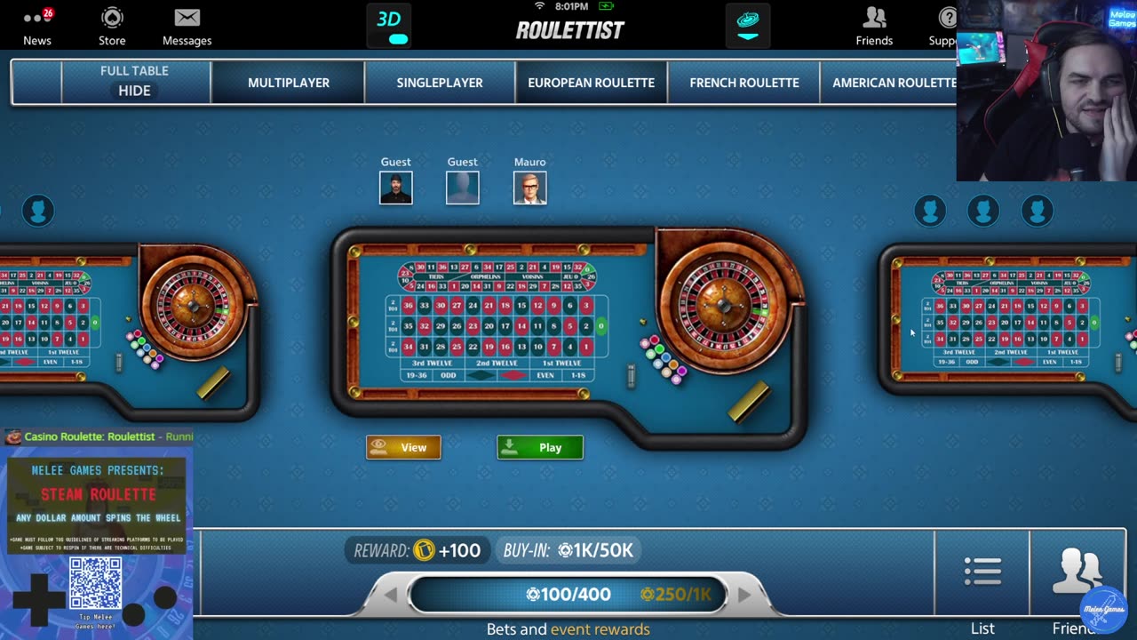 Steam Roulette Sunday! - Return of the Insanity - 1 Spin Per Tip!