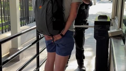 D.C. Police forced to arrest an "UNHINGED LUNATIC" at Eisenhower Executive Office Building
