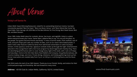 Enjoy Live Jazz Performance at Top Restaurants with Live Music