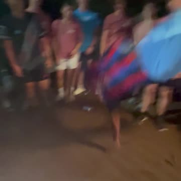 “Just gonna send it moment”