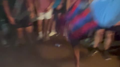 “Just gonna send it moment”