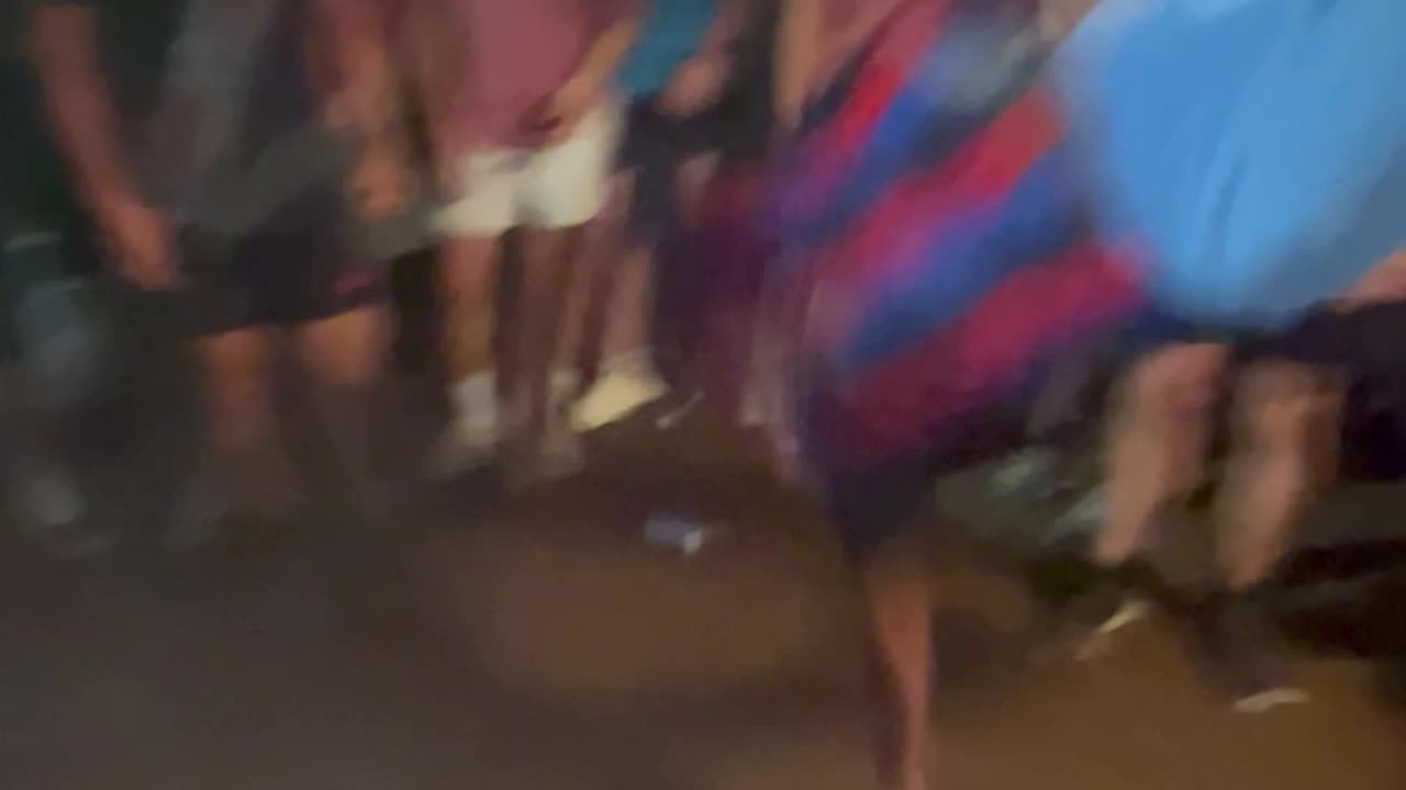 “Just gonna send it moment”