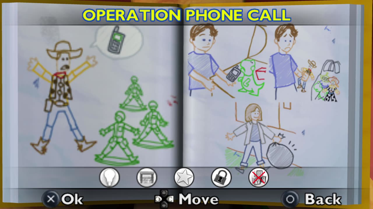 My Daughter (4) plays Toy story 3 with me | Level 2 - Operation Phone Call