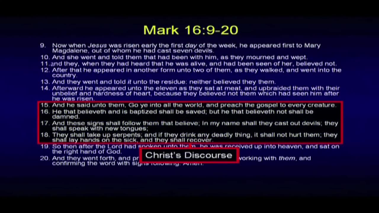 The Last 12 Verses of Mark Chuck Missler