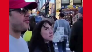 Priceless NYC Street Reactions To MAGA Hats