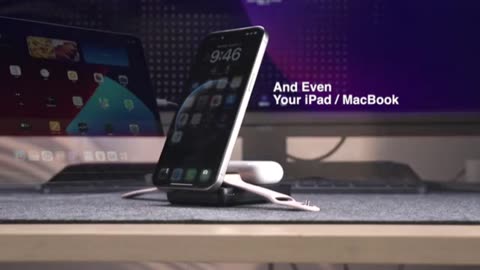 4-in-1 Power Bank | Charge iPhone, Apple Watch & AirPods Together