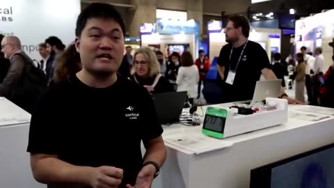 This is demonic… This computer operates using living human brain cells derived from blood samples..