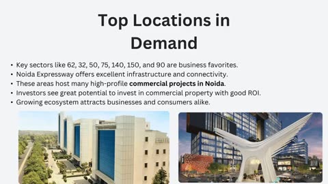 Why Businesses Are Choosing Noida for Commercial Investments