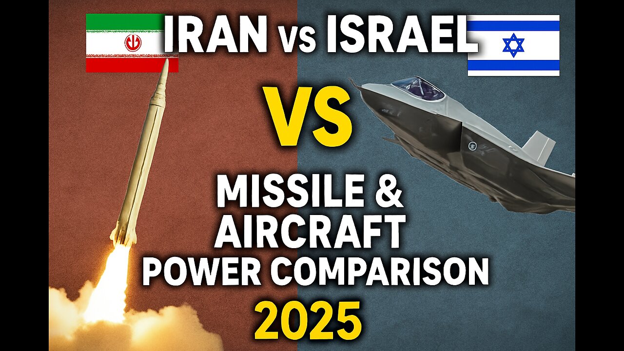 Iran vs Israel: Missile & Aircraft Power Comparison 2025 | Who Wins?